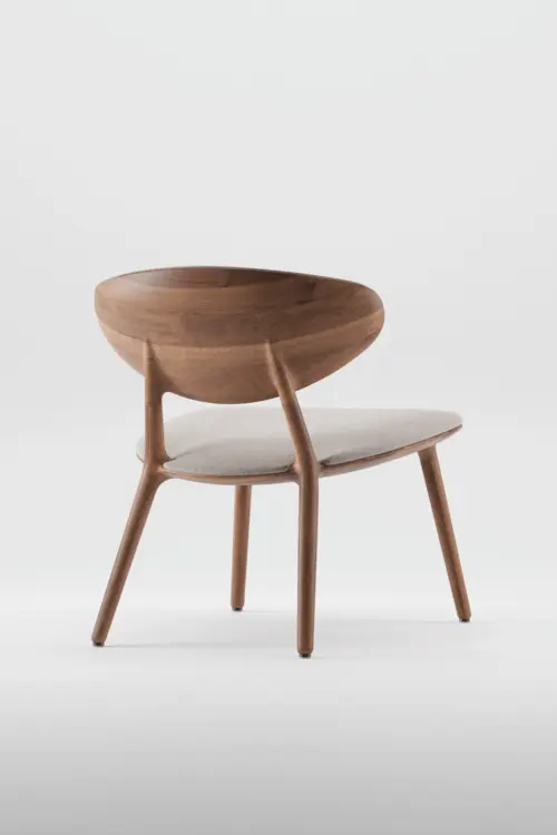 Křeslo Wu designové křeslo z masivního dřeva