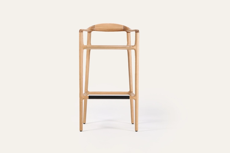 Barová židle Sagrada designová barová židle z masivu (vyšší)