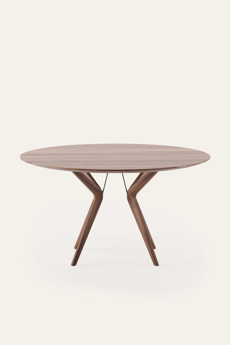 Stůl Lakri kulatý designový jídelní stůl