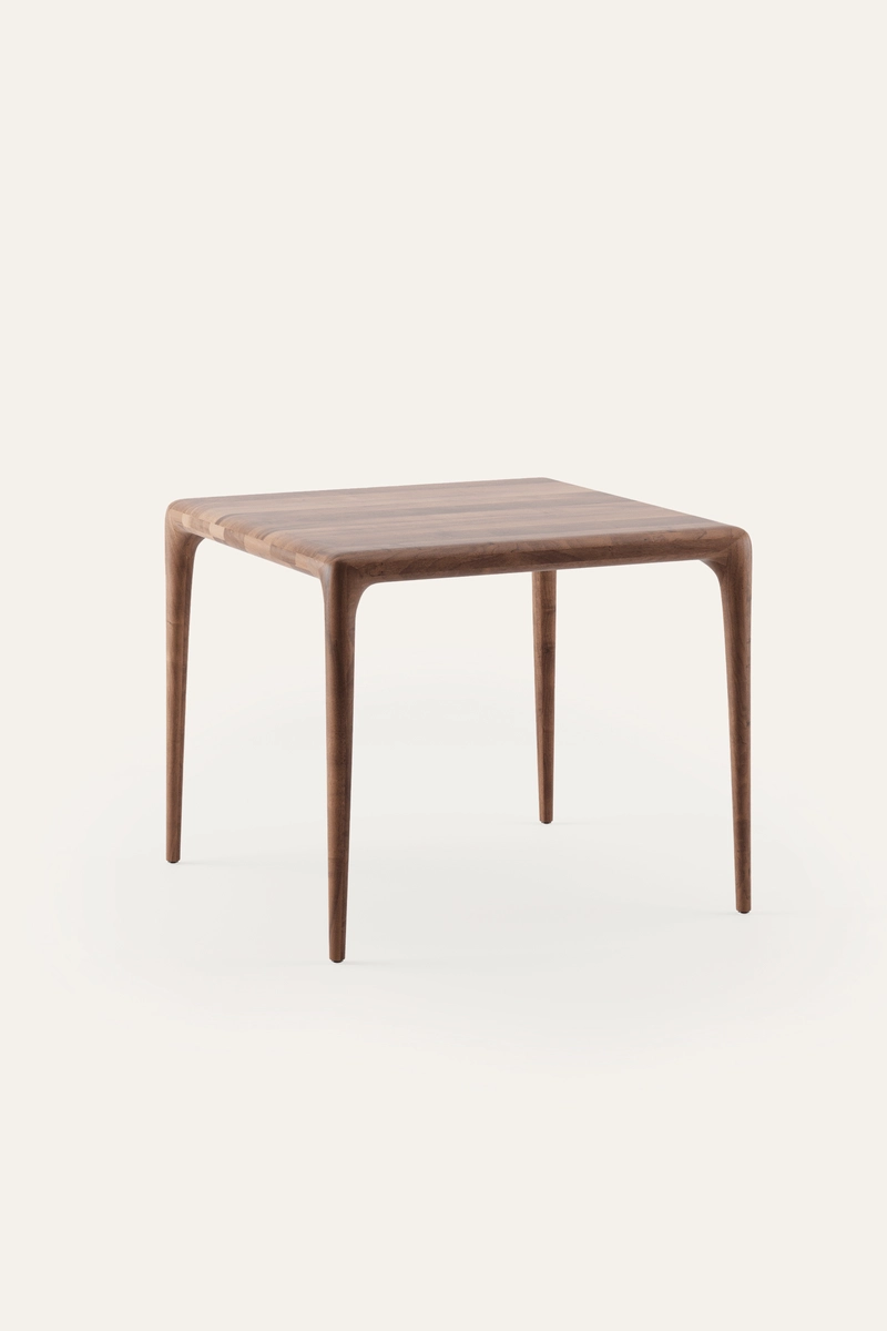 Stůl Latus Square čtvercový designový jídelní stůl s elegantně zaoblenými hranami