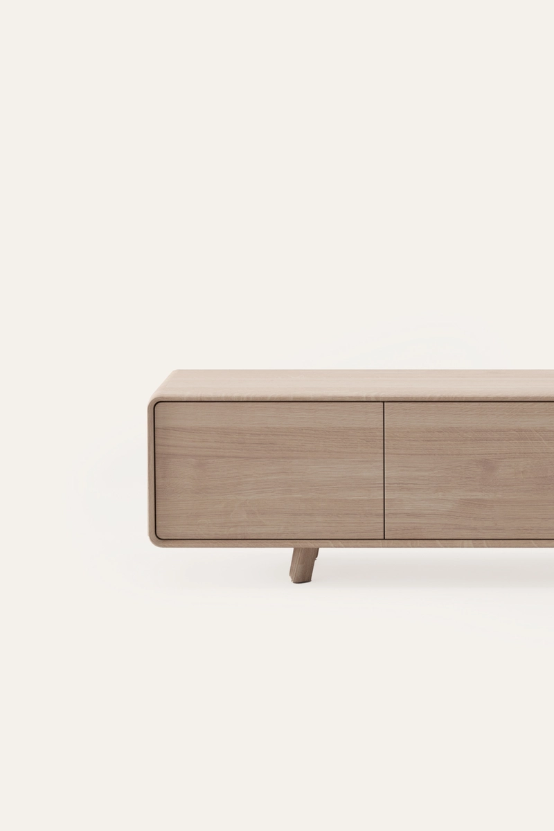 TV stolek Neva designová TV komoda z masivu