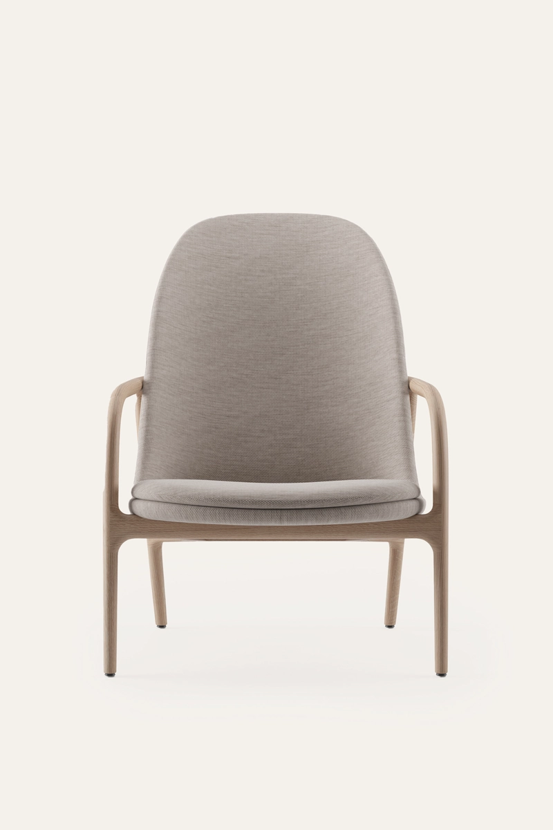 Křeslo Neva  high luxusní křeslo z masivního dřeva